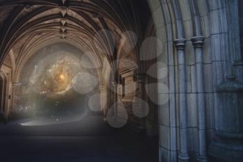 Galactic portal to another world opens in ancient archway
