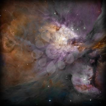 Galactic Space Elements of this image furnished by NASA