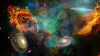 Deep Space Elements of this image furnished by NASA
