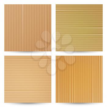 Cardboard Texture Vector. Realistic Material Paper Cartoon Background. Graphic Design Element