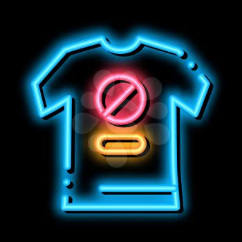 t-shirt protest neon light sign vector. Glowing bright icon t-shirt protest sign. transparent symbol illustration