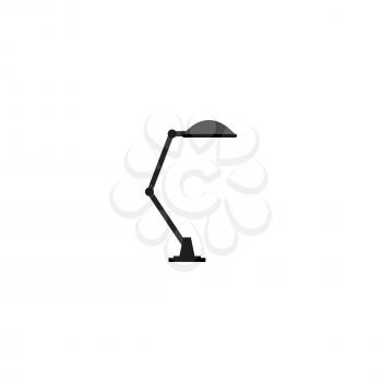 table lamp for reading book at night cartoon vector. table lamp for reading book at night character. isolated flat cartoon illustration