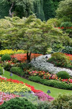 Butchart Gardens in Brentwwod Bay Vancouver Island