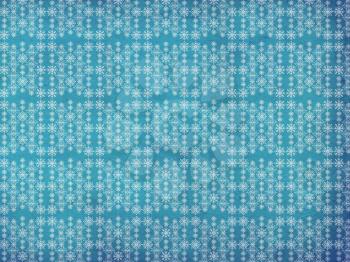 Illustration of abstract vintage snowflake texture background.
