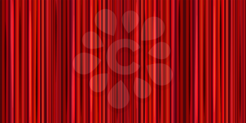 Bright red curtain, retro theater wide background