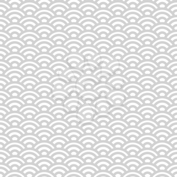 Light gray and white japanese seamless pattern
