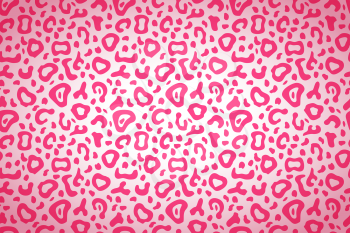 Bright pink leopard skin pattern, wide detailed background
