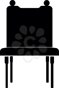Chairs icons  vector illustration icon black color vector illustration isolated