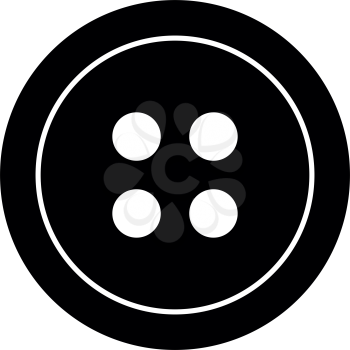 Clothing button it is the black color icon .