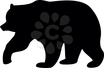 Bear it is black color icon .