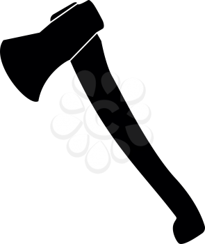 Axe it is the black color icon .