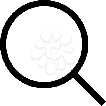 Magnifying glass or loupe  it is the black color icon .