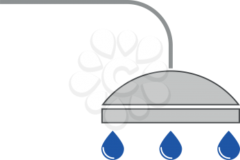 Shower  it is icon . Simple style .