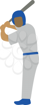 Ballplayer  set  it is color icon . Simple style .