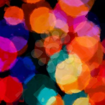 Textured circles abstract illustration colorful background pattern.