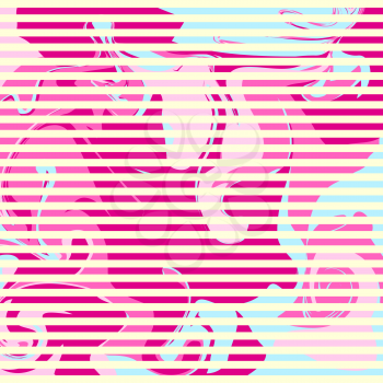 Glitch background. For the design of posters, banners, flyers Vector