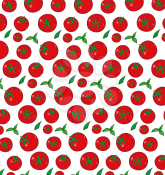 tomato pattern background.vector illustration