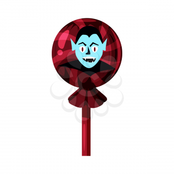 Lollipop, hard candy, Vampire character icon sweets caramel