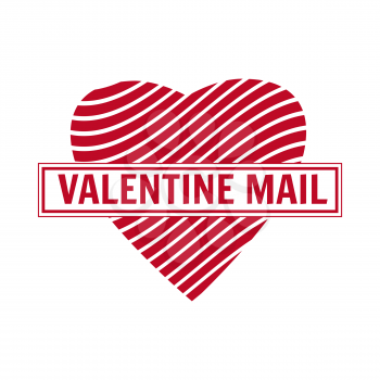 Set Valentine s Day and Wedding Romantic postage stamp