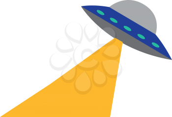 Clipart of an UFO vector or color illustration