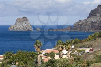 Big Rock (Salmor Rocks) and northeast coast of El Hierro. El Hierro. Canary Islands. Spain.