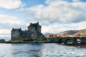 Scotland, UK - 3 November 2013: Eilean Donan Castle