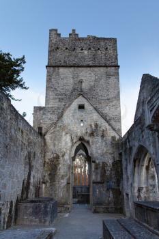 Ireland, UK - 4 November 2019: Muckross Abbey