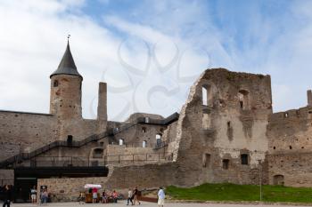Haapsalu, Estonia - 18 August 2019: Haapsalu Castle