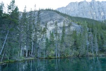 Grassi Lakes Trail Head by twilight, Canmore, Canada