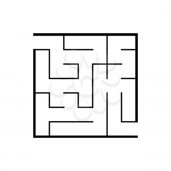 Abstract labyrinth. Game for kids. Puzzle for children. Maze conundrum. Vector illustration
