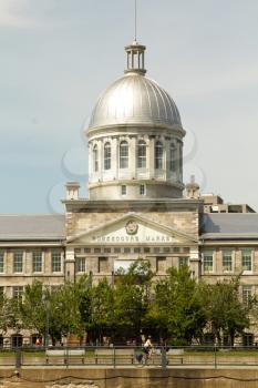 View of marche bonsecours in the old port in Montreal, Quebec