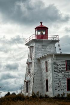 Blockhouse lighthouse in Prince Edward island in Canada