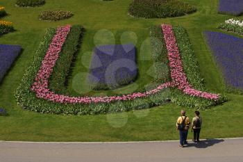 Royalty Free Photo of a Garden in the Netherlands