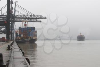 Ship Port Stock Photo