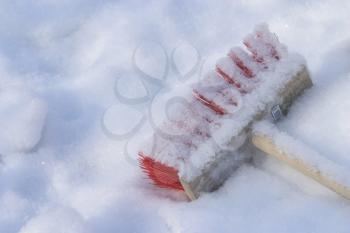 Snowfall Stock Photo