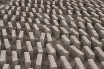 Concrete Blocks Stock Photo