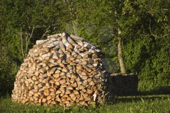 Wood Beams Stock Photo