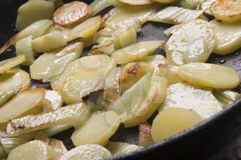 Pan-fried Stock Photo