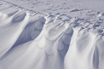 Snowdrift Stock Photo