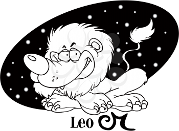 Royalty Free Clipart Image of Leo