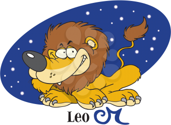 Royalty Free Clipart Image of Leo