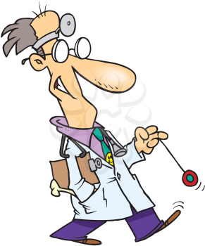 Royalty Free Clipart Image of a Doctor