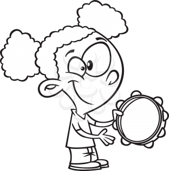 Tambourine Clipart