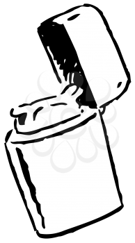 Royalty Free Clipart Image of a Lighter