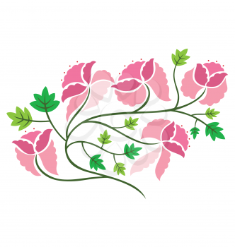 Royalty Free Clipart Image of Flowers