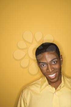 Royalty Free Photo of a Smiling Young African-American Man
