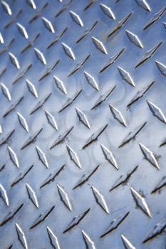 Royalty Free Photo of a Diamond Plate Metal Texture