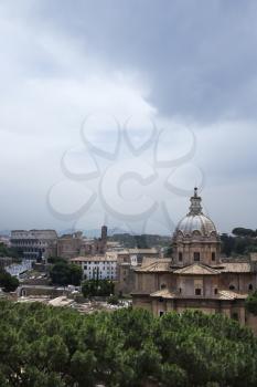 Royalty Free Photo of Buildings in Rome, Italy