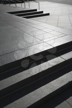 Royalty Free Photo of Granite Steps in Downtown Atlanta, Georgia