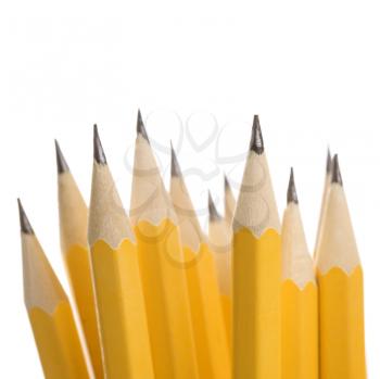 Royalty Free Photo of a Group of Sharp Pencils